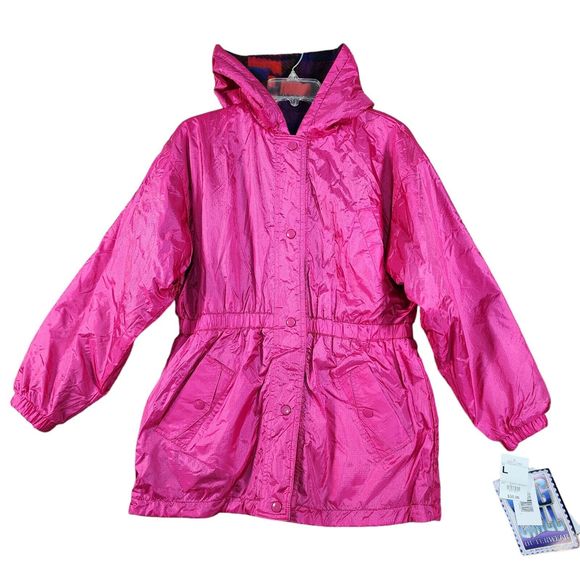 Vintage 90s Big Chill Outerwear Girl's Reversable Jacket New with Tags Size L - Picture 1 of 8